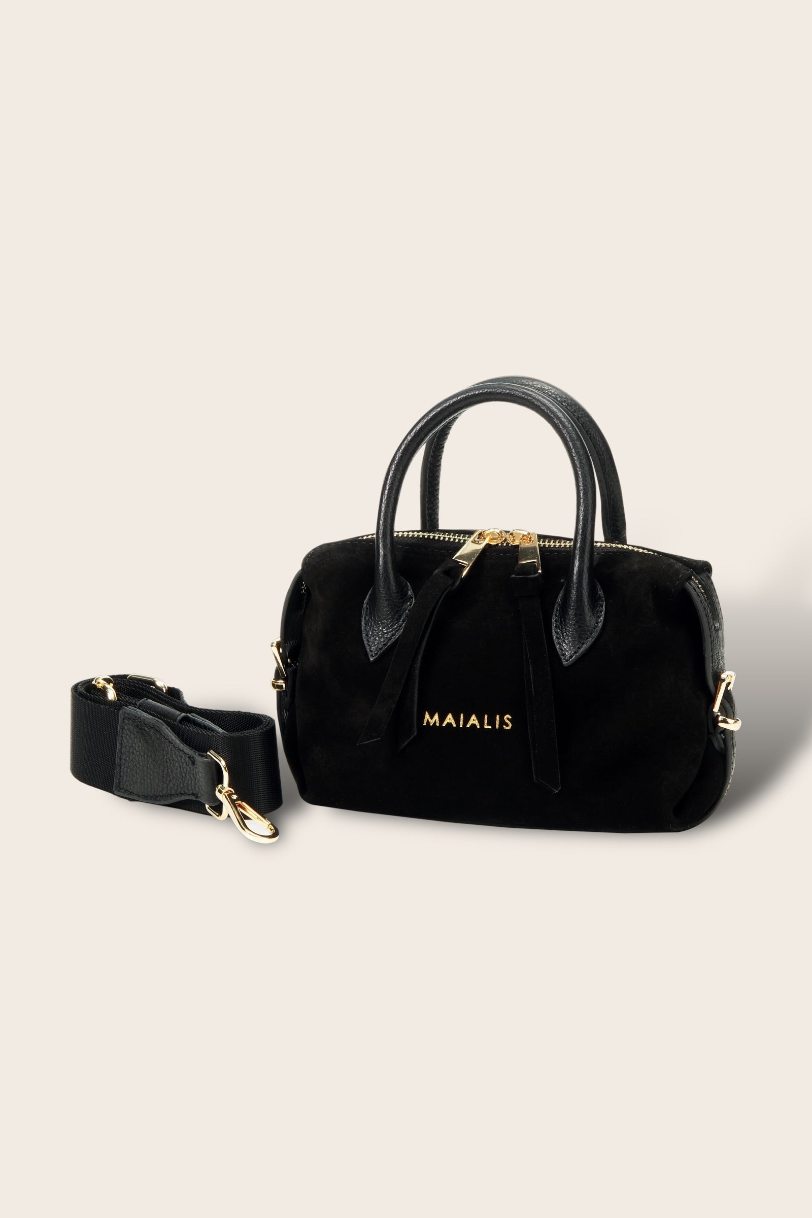 Marcelo X Midi Black Suede