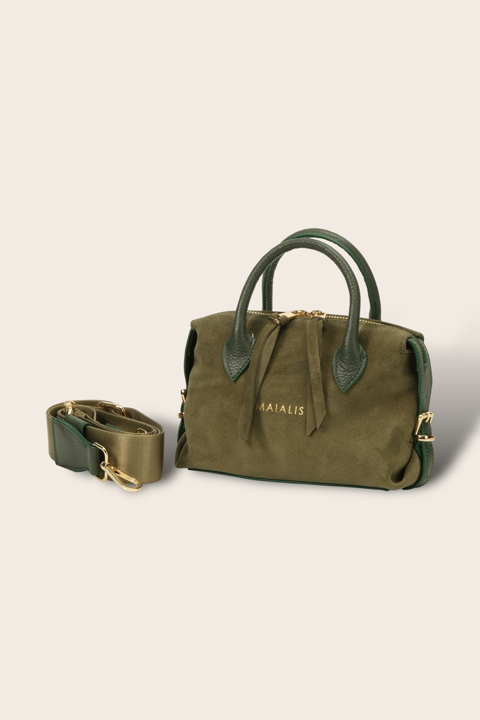 Marcelo X Midi Green Suede