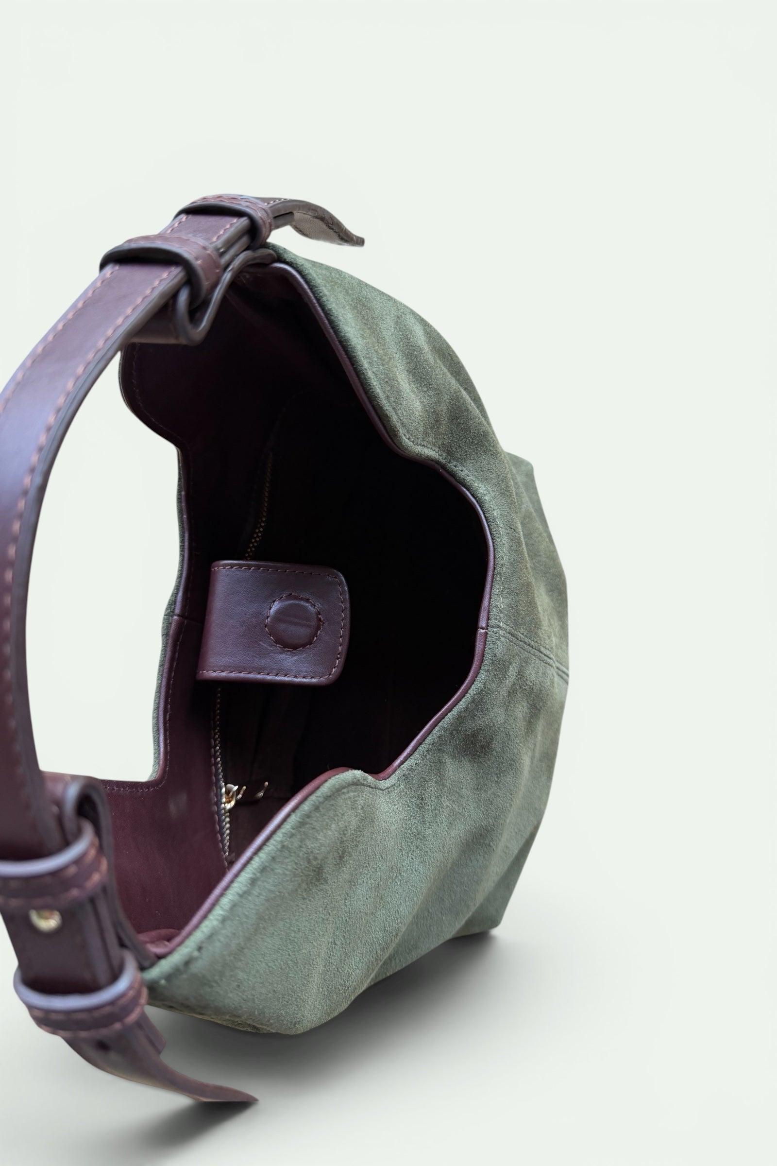 LILY GREEN SUEDE